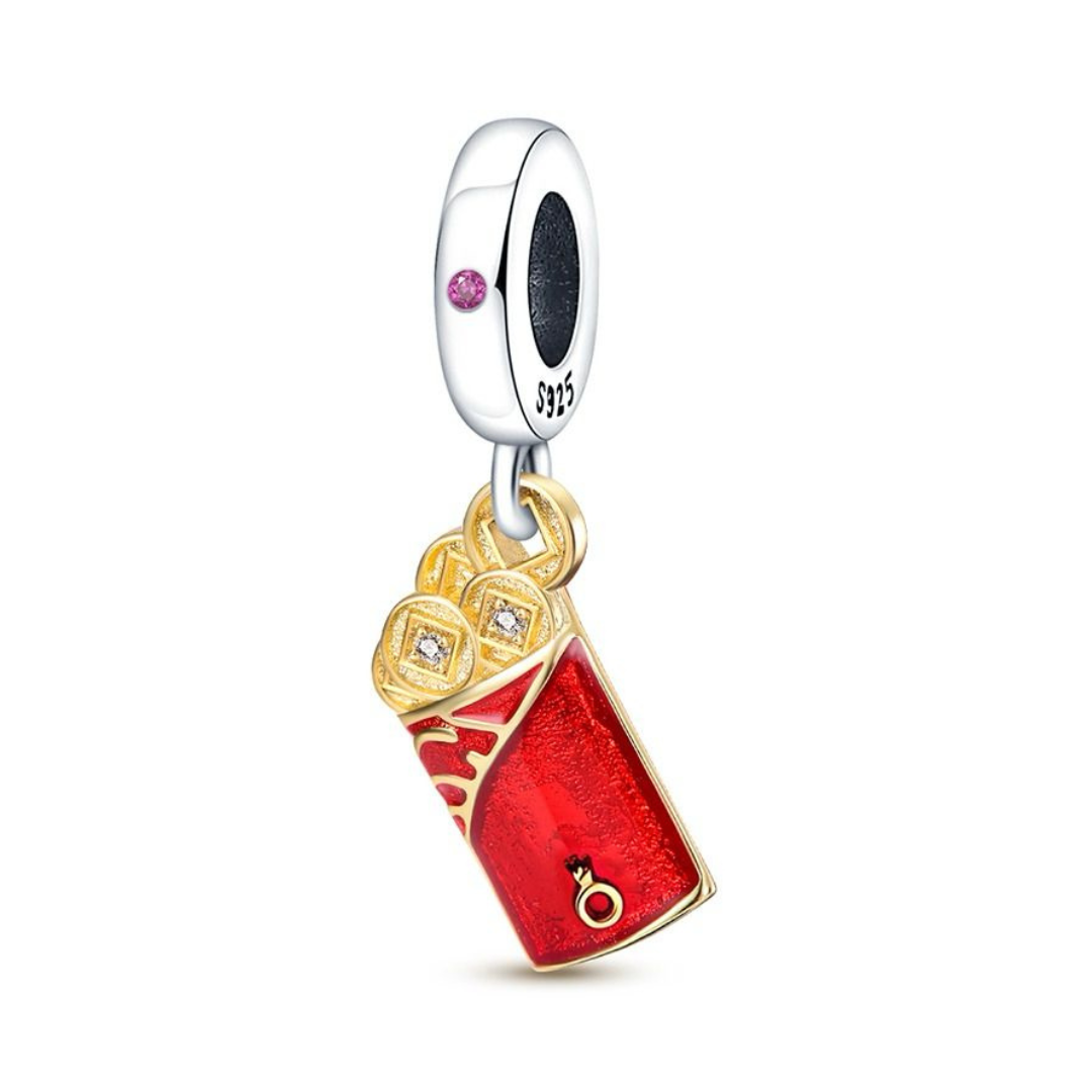 Kırmızı Zarf Sarkan Charm