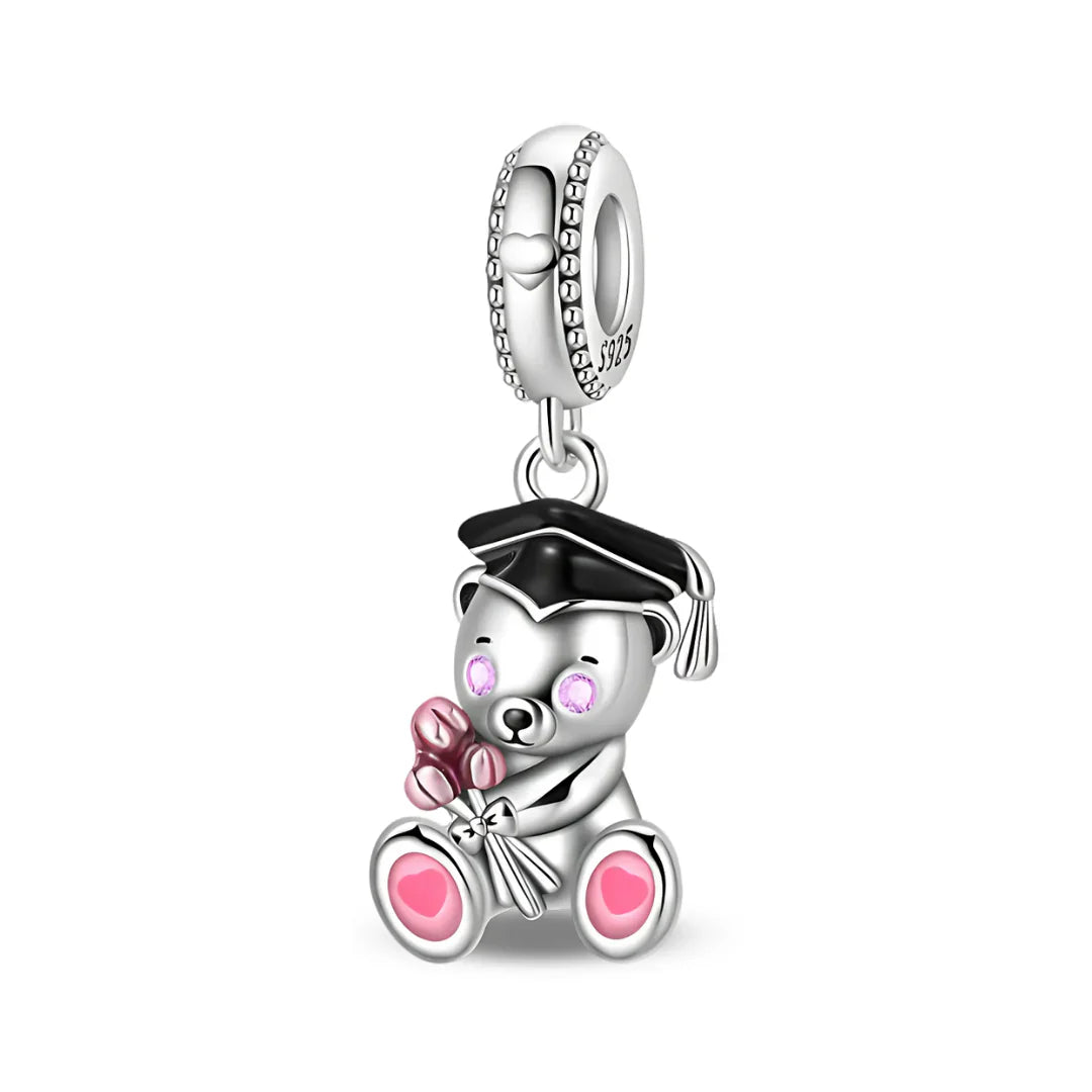 Mezuniyet Teddy Dangle Charm