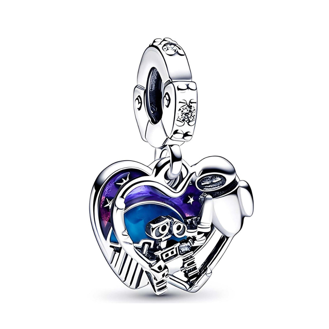 Disney- Wall-E &amp; Eve Karanlıkta Parlayan Sarkan Charm