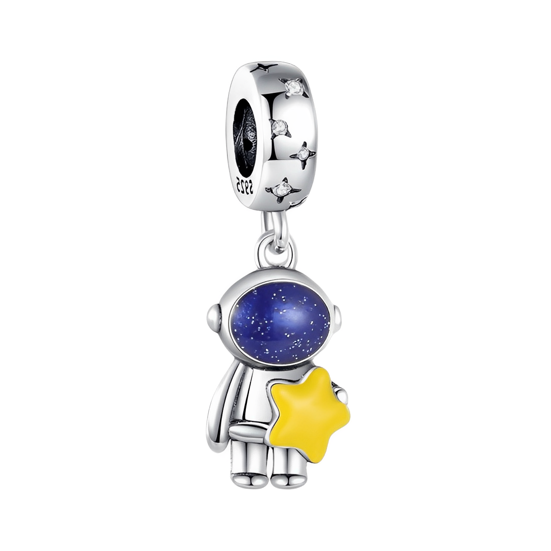 Astronot ve Sarı Yıldız Sarkan Charm