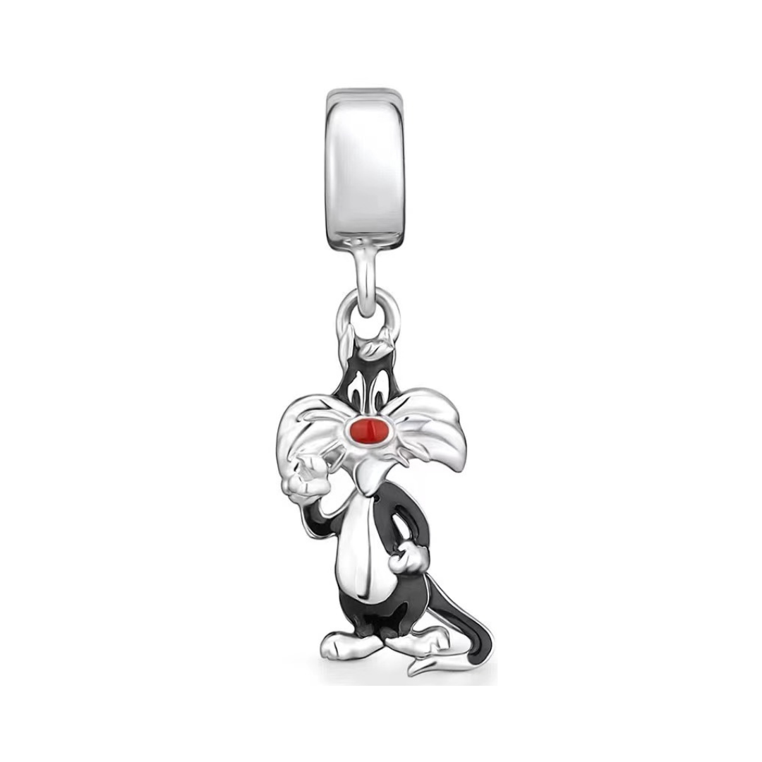 Loony Tunes Charm Sylvester Kedi Sarkma Charm