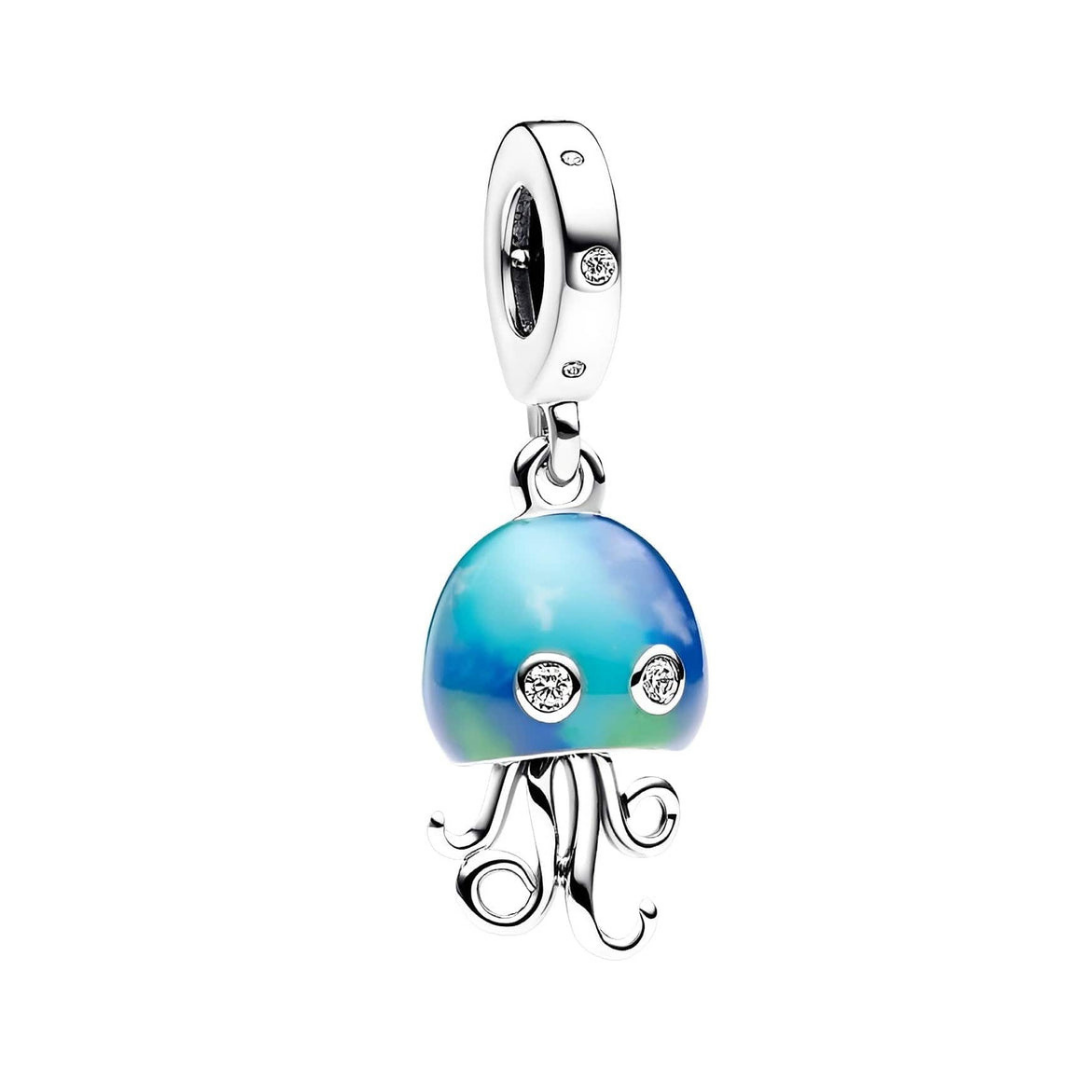 Mavi Denizanası Sarkan Charm