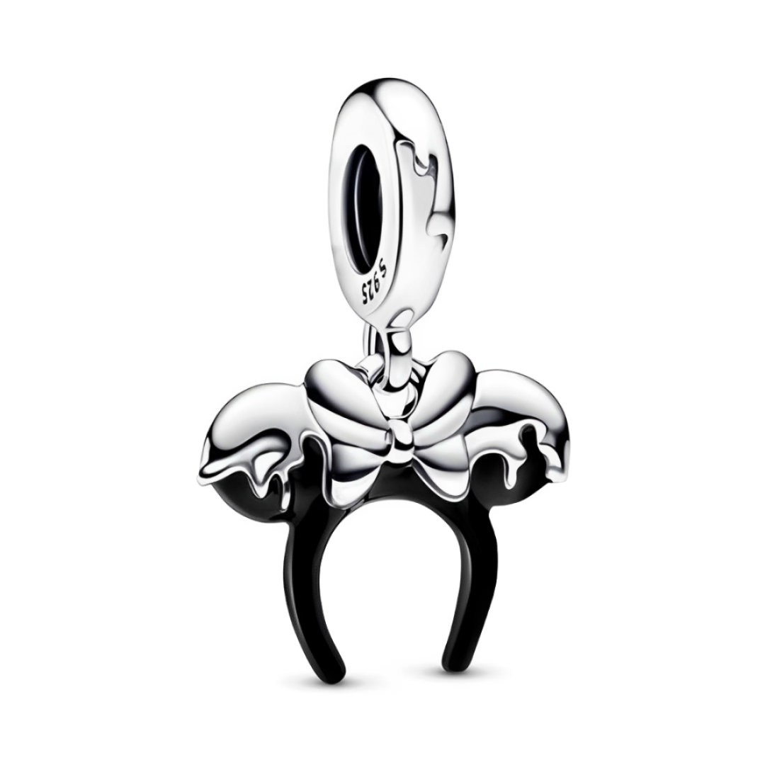 Disney- Minnie Mouse Siyah Kafa Bandı Sarkan Charm