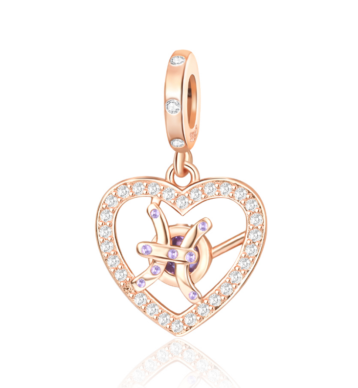Zodyak Balık Sarkan Charm