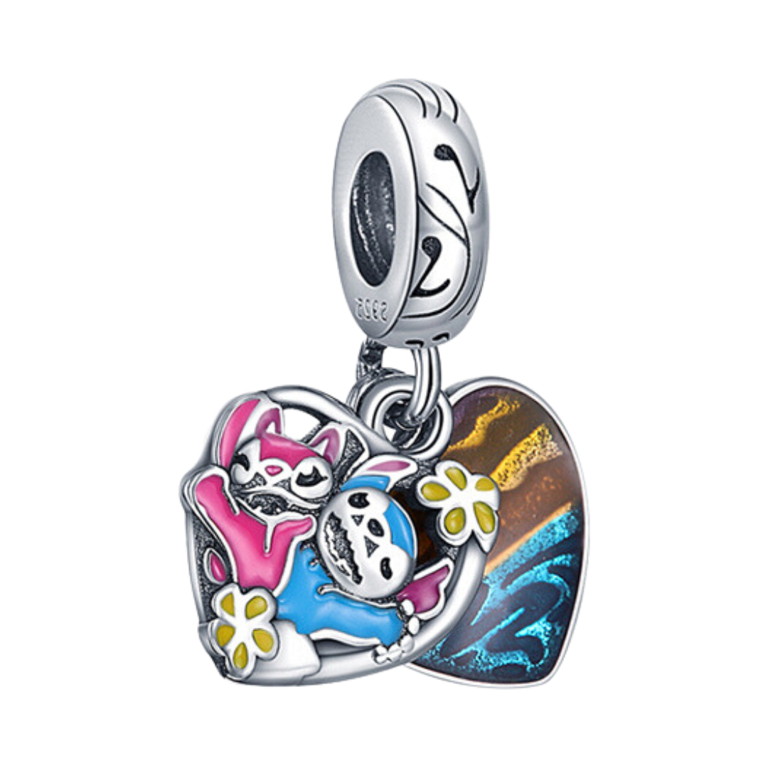 Lilo ve Stitch- Stitch ve Angel Çift Sarkan Charm