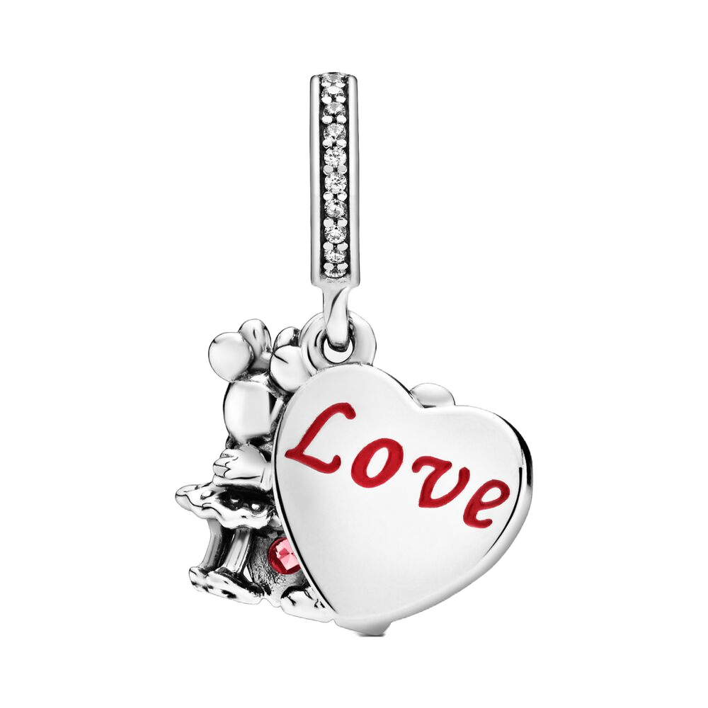 Disney- Mickey Mouse ve Minnie Mouse Aşk Sarkan Charm