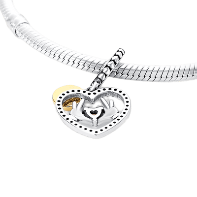 Disney-Mickey Mouse Seni Seviyorum Kalp Sarkan Charm