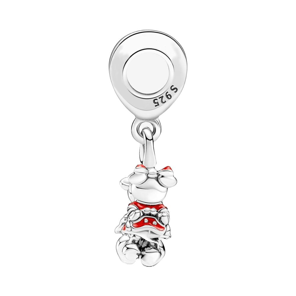 Disney- Mickey Mouse ve Minnie Mouse Öpüşme Sarkan Charm